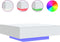 vidaXL - Salontafel - met - LED-verlichting - 100x100x31 - cm - wit