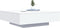 vidaXL - Salontafel - met - LED-verlichting - 100x100x31 - cm - wit