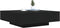 vidaXL - Salontafel - met - LED-verlichting - 100x100x31 - cm - zwart