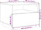 vidaXL - Salontafel - met - LED-verlichting - 50x49x40 - cm - bruin - eikenkleur