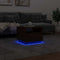 vidaXL - Salontafel - met - LED-verlichting - 50x49x40 - cm - bruin - eikenkleur