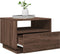 vidaXL - Salontafel - met - LED-verlichting - 50x49x40 - cm - bruin - eikenkleur