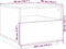 vidaXL - Salontafel - met - LED-verlichting - 50x49x40 - cm - gerookt - eikenkleurig