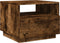 vidaXL - Salontafel - met - LED-verlichting - 50x49x40 - cm - gerookt - eikenkleurig