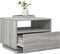 vidaXL - Salontafel - met - LED-verlichting - 50x49x40 - cm - grijs - sonoma - eiken