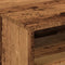 vidaXL - Salontafel - met - LED-verlichting - 50x49x40 - cm - oud - houtkleurig