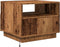 vidaXL - Salontafel - met - LED-verlichting - 50x49x40 - cm - oud - houtkleurig