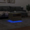 vidaXL - Salontafel - met - LED-verlichting - 50x49x40 - cm - sonoma - eikenkleurig