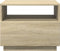 vidaXL - Salontafel - met - LED-verlichting - 50x49x40 - cm - sonoma - eikenkleurig