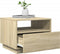 vidaXL - Salontafel - met - LED-verlichting - 50x49x40 - cm - sonoma - eikenkleurig