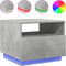 vidaXL - Salontafel - met - LED-verlichting - 50x49x40 - cm - betongrijs