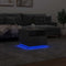 vidaXL - Salontafel - met - LED-verlichting - 50x49x40 - cm - betongrijs