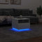 vidaXL - Salontafel - met - LED-verlichting - 50x49x40 - cm - wit
