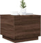 vidaXL - Salontafel - met - LED-verlichting - 50x50x40 - cm - bruin - eikenkleur