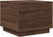 vidaXL - Salontafel - met - LED-verlichting - 50x50x40 - cm - bruin - eikenkleur