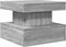 vidaXL - Salontafel - met - LED-verlichting - 50x50x40 - cm - grijs - sonoma - eiken