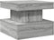 vidaXL - Salontafel - met - LED-verlichting - 50x50x40 - cm - grijs - sonoma - eiken