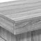 vidaXL - Salontafel - met - LED-verlichting - 50x50x40 - cm - grijs - sonoma - eiken