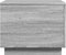 vidaXL - Salontafel - met - LED-verlichting - 50x50x40 - cm - grijs - sonoma - eiken