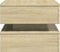 vidaXL - Salontafel - met - LED-verlichting - 50x50x40 - cm - sonoma - eiken