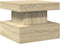 vidaXL - Salontafel - met - LED-verlichting - 50x50x40 - cm - sonoma - eiken