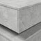 vidaXL - Salontafel - met - LED-verlichting - 50x50x40 - cm - betongrijs