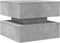 vidaXL - Salontafel - met - LED-verlichting - 50x50x40 - cm - betongrijs