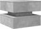 vidaXL - Salontafel - met - LED-verlichting - 50x50x40 - cm - betongrijs