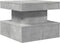 vidaXL - Salontafel - met - LED-verlichting - 50x50x40 - cm - betongrijs