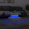 vidaXL - Salontafel - met - LED-verlichting - 50x50x40 - cm - wit
