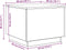vidaXL - Salontafel - met - LED-verlichting - 50x50x40 - cm - zwart - eikenkleurig