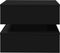 vidaXL - Salontafel - met - LED-verlichting - 50x50x40 - cm - zwart