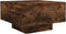 vidaXL - Salontafel - met - LED-verlichting - 55x55x31 - cm - gerookt - eikenkleurig