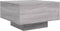 vidaXL - Salontafel - met - LED-verlichting - 55x55x31 - cm - grijs - sonoma - eiken