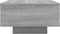 vidaXL - Salontafel - met - LED-verlichting - 55x55x31 - cm - grijs - sonoma - eiken