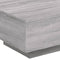 vidaXL - Salontafel - met - LED-verlichting - 55x55x31 - cm - grijs - sonoma - eiken