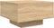 vidaXL - Salontafel - met - LED-verlichting - 55x55x31 - cm - sonoma - eikenkleurig