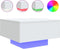 vidaXL - Salontafel - met - LED-verlichting - 55x55x31 - cm - wit