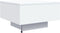 vidaXL - Salontafel - met - LED-verlichting - 55x55x31 - cm - wit