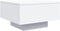 vidaXL - Salontafel - met - LED-verlichting - 55x55x31 - cm - wit