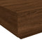 vidaXL - Salontafel - met - LED-verlichting - 80x80x31 - cm - bruin - eikenkleur
