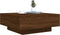 vidaXL - Salontafel - met - LED-verlichting - 80x80x31 - cm - bruin - eikenkleur