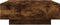 vidaXL - Salontafel - met - LED-verlichting - 80x80x31 - cm - gerookt - eikenkleurig