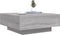 vidaXL - Salontafel - met - LED-verlichting - 80x80x31 - cm - grijs - sonoma - eiken