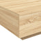 vidaXL - Salontafel - met - LED-verlichting - 80x80x31 - cm - sonoma - eikenkleurig