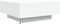 vidaXL - Salontafel - met - LED-verlichting - 80x80x31 - cm - wit