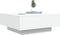 vidaXL - Salontafel - met - LED-verlichting - 80x80x31 - cm - wit