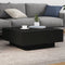 vidaXL - Salontafel - met - LED-verlichting - 80x80x31 - cm - zwarty
