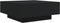 vidaXL - Salontafel - met - LED-verlichting - 80x80x31 - cm - zwarty