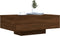 vidaXL - Salontafel - met - LED-verlichting - 85x55x31 - cm - bruin - eikenkleur